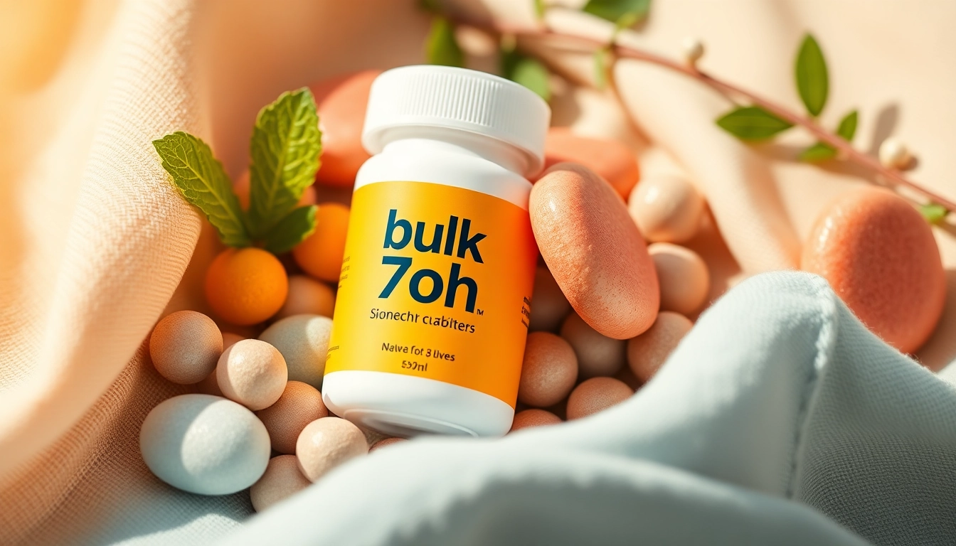 Focus on Bulk 7oh tablets featuring intricate details and vibrant colors, highlighting the product’s quality.