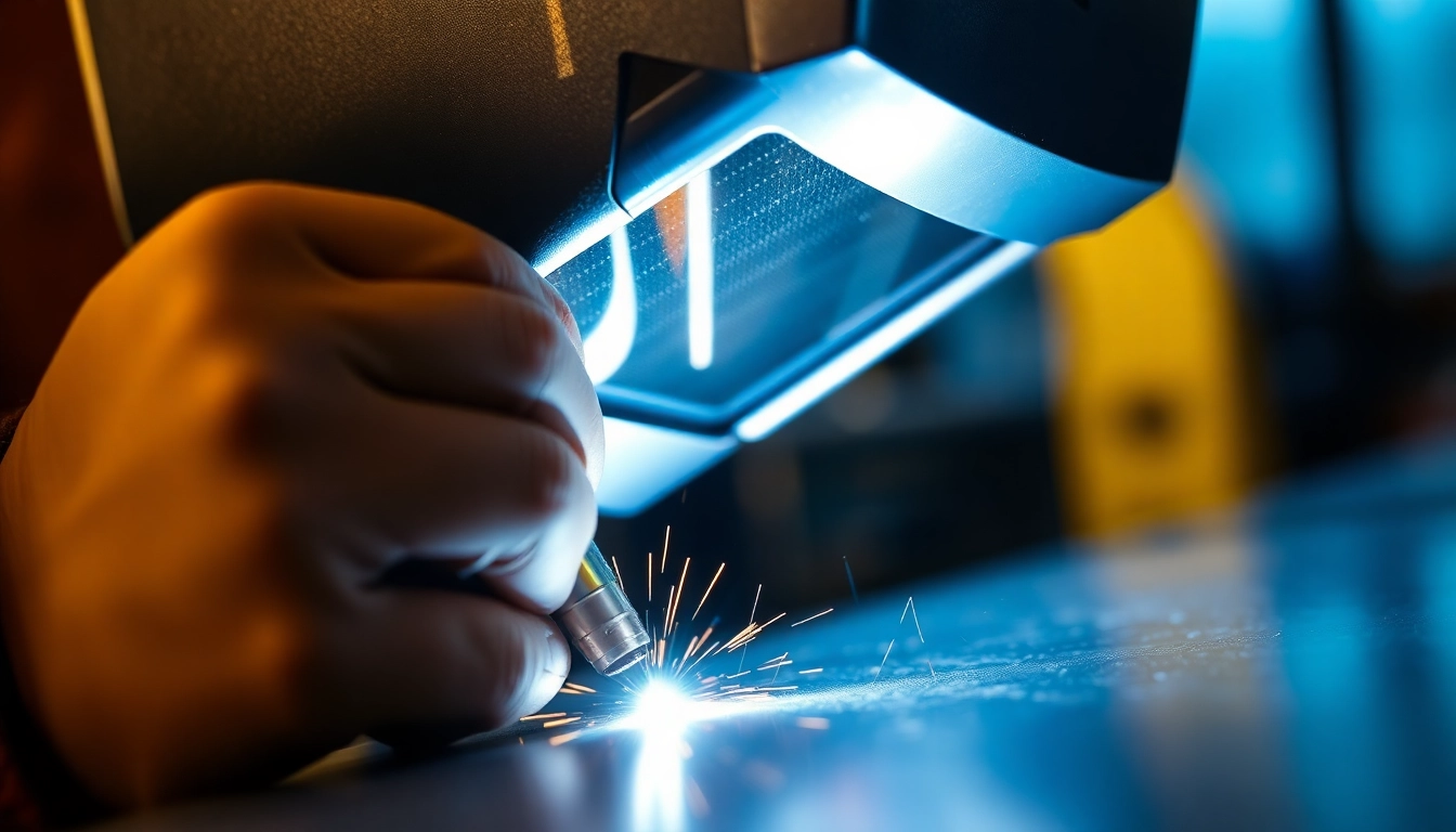 Welding aluminum with an ac dc tig welder, highlighting precision and powerful performance.