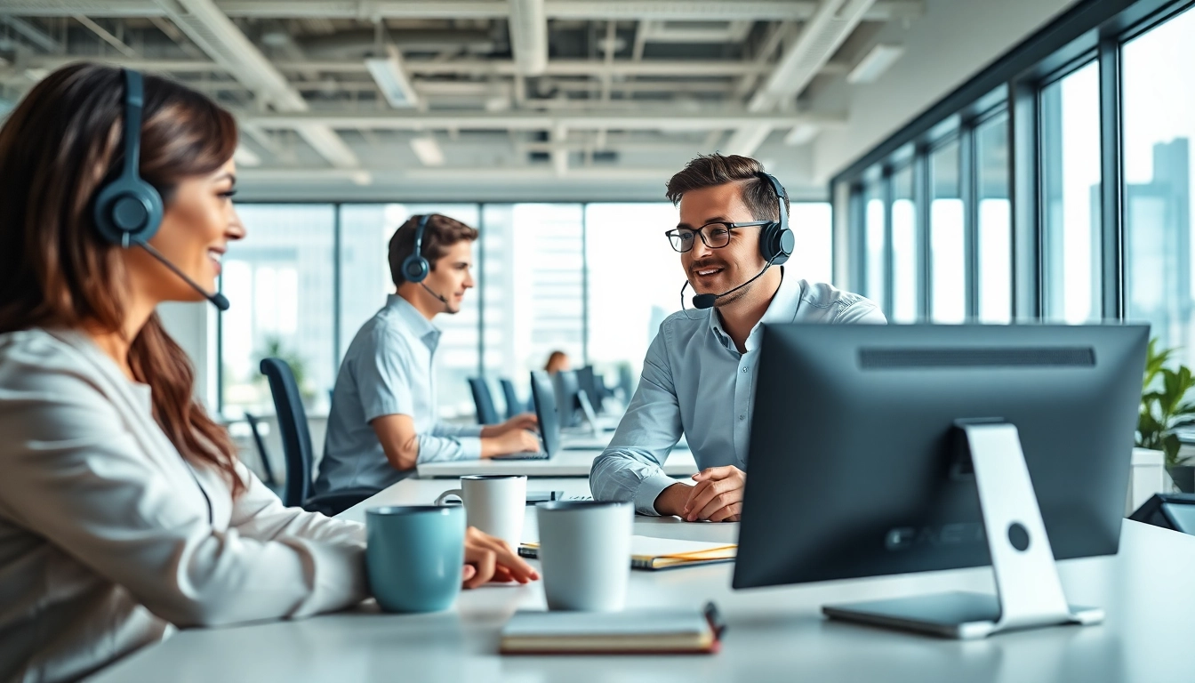 Boost your business by utilizing Outsource Call Center Services with professional agents in action.