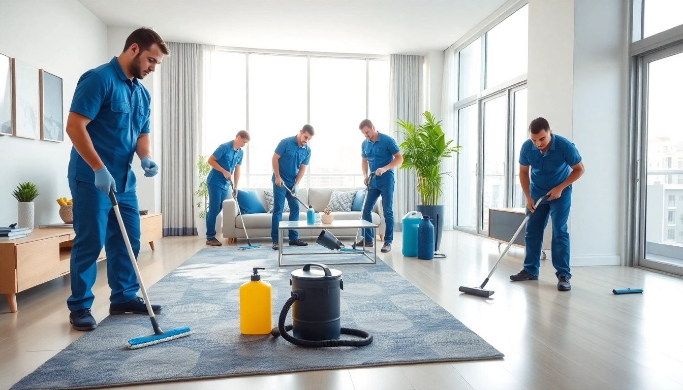 Bond cleaning Brisbane services show professionals cleaning an apartment with precision and care.