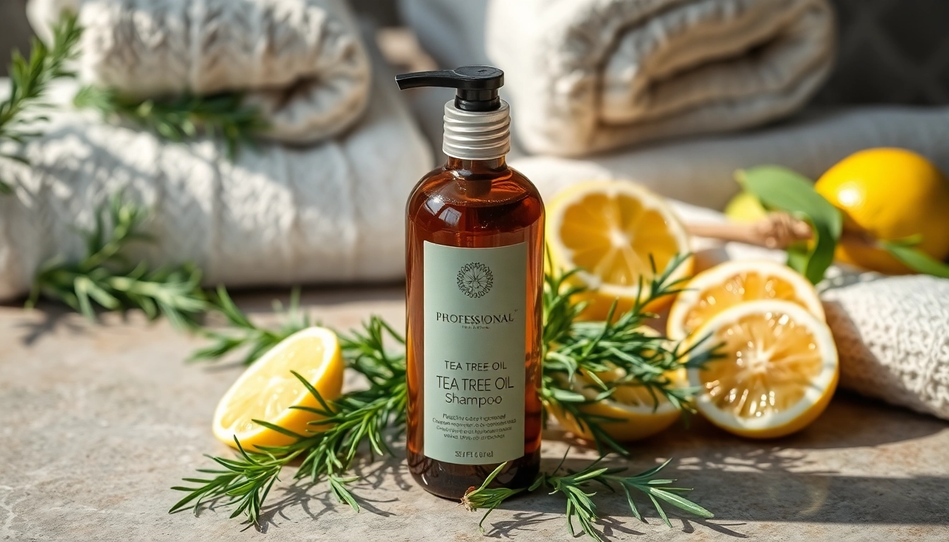 Enhance your hair health with shampoo with tea tree oil and natural ingredients.