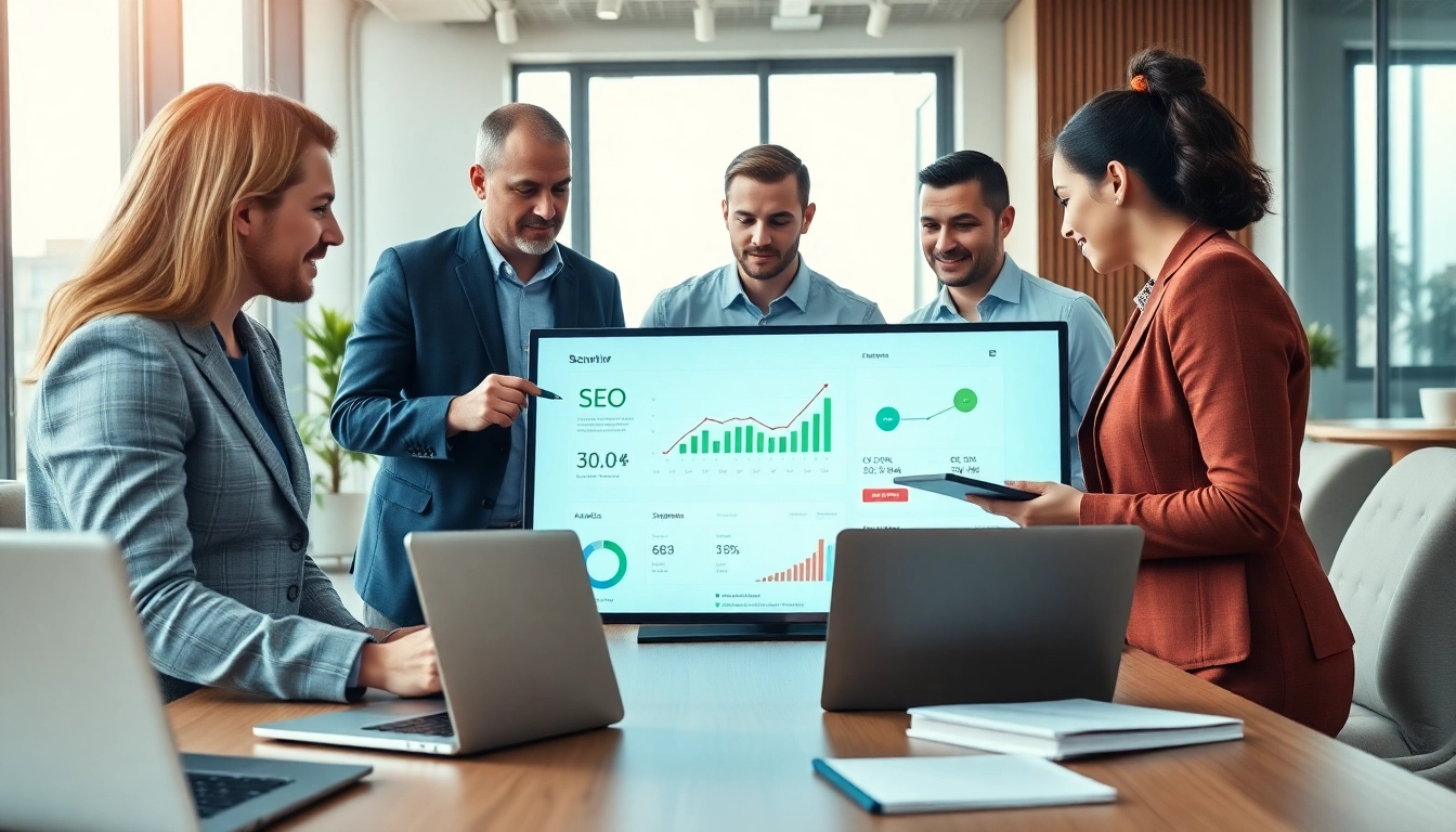 Enhance your understanding of edmonton seo with a professional marketing team strategizing.