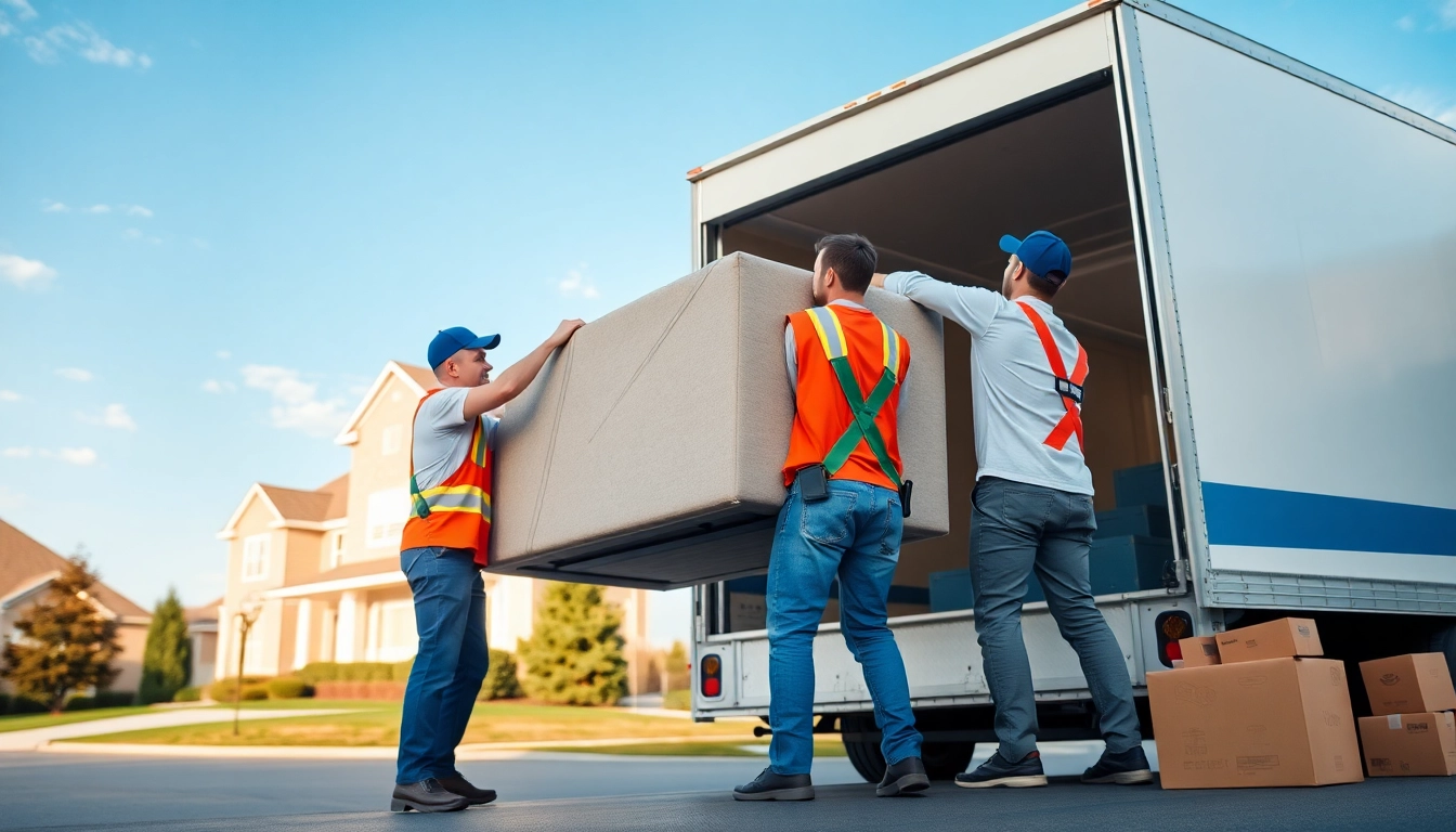 Efficient moving team loading furniture at https://bennettsmoving.com/ for a seamless transition.