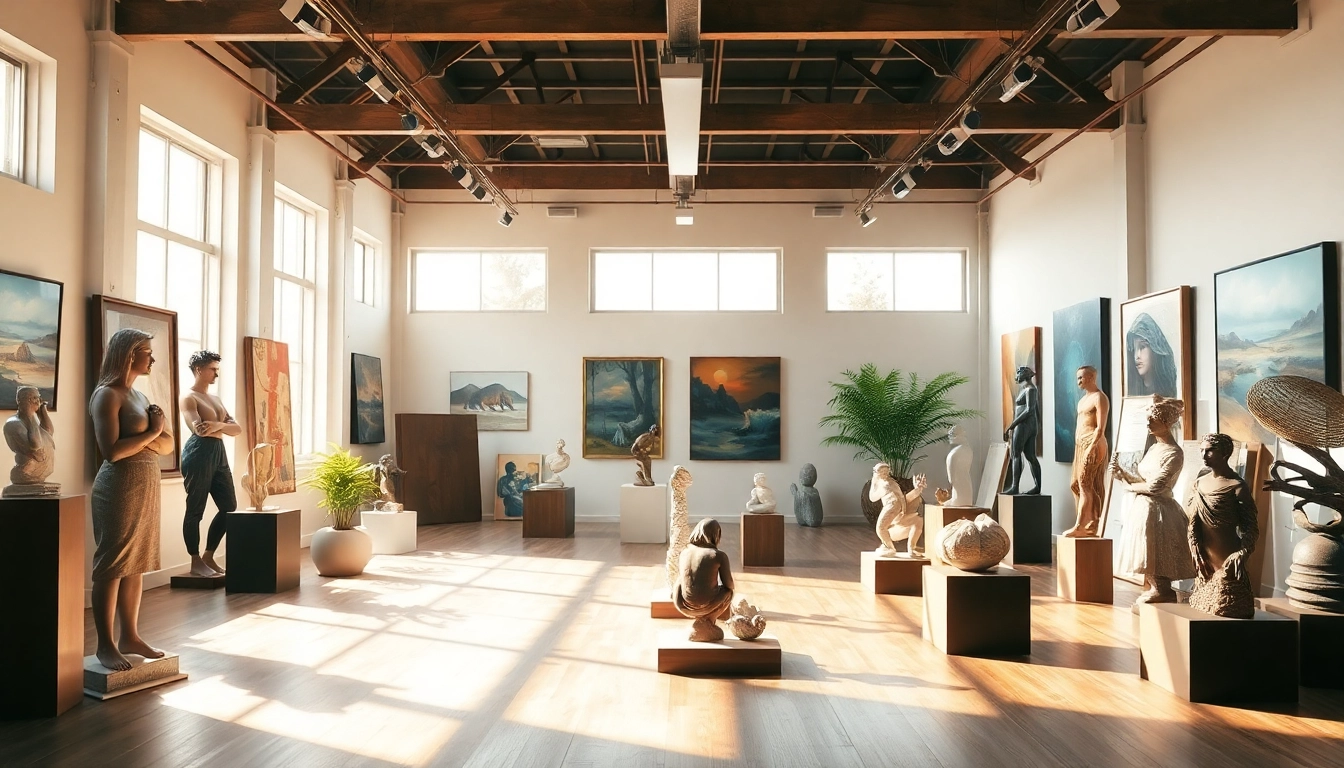 Engage with in lieu gallery's diverse artworks and warm, inviting atmosphere.