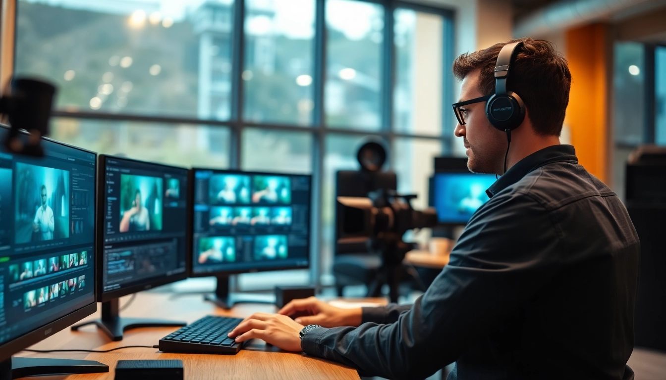 Enhance skills in Editing & Post-Production with a video editor focused on their creative workspace.