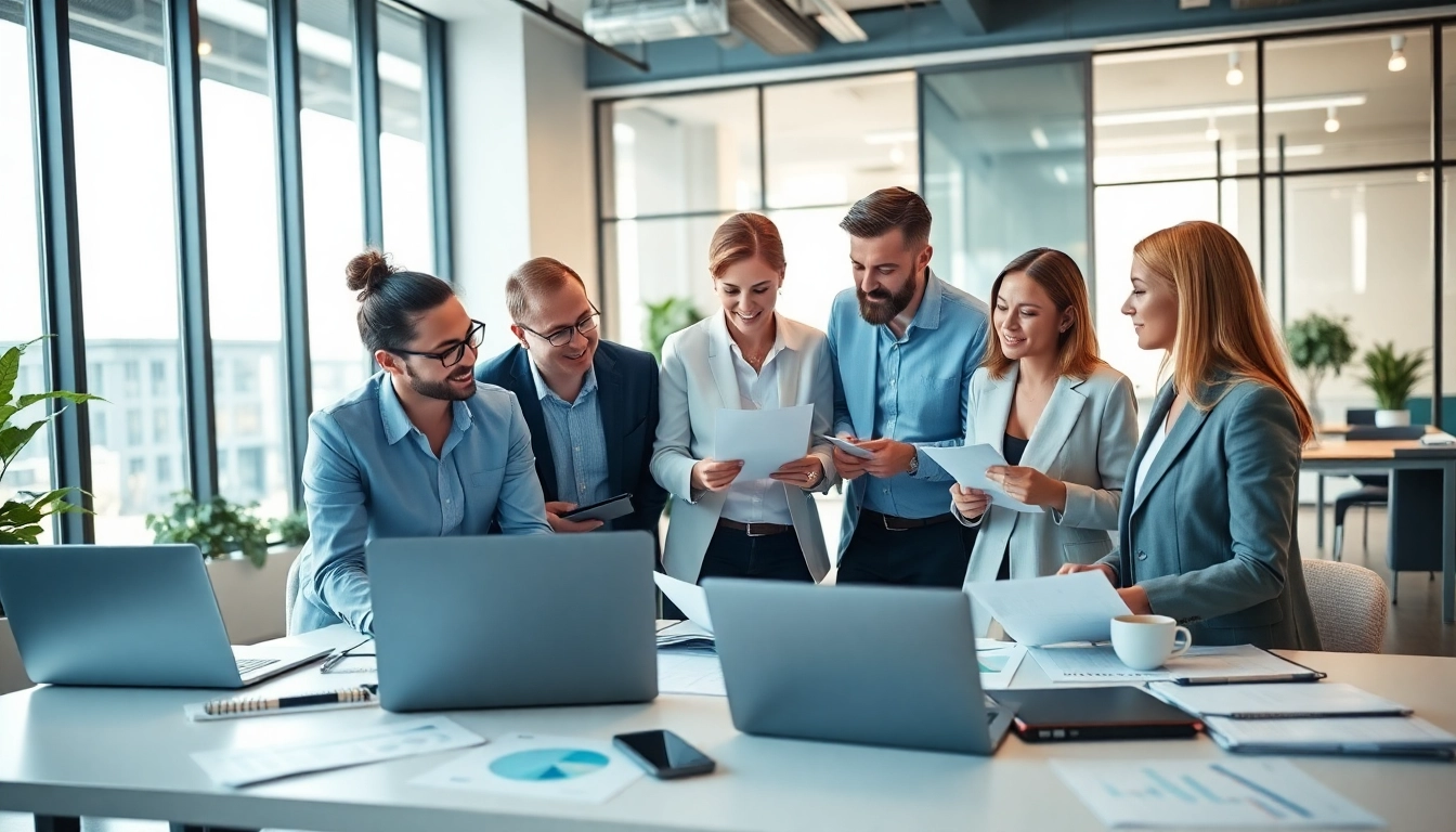 Boost your success with Quickplus Business Consultants collaborating in a vibrant office environment.