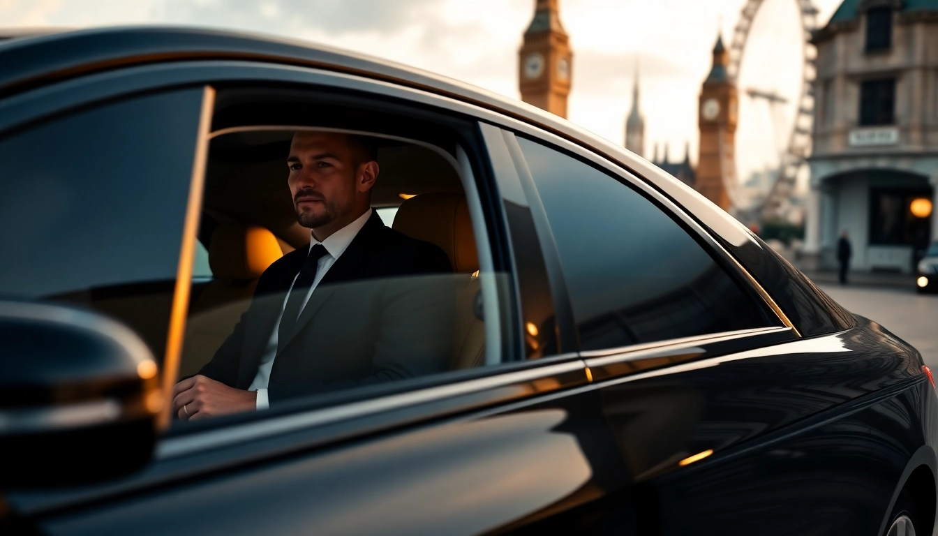 Experience the luxury of a professional london chauffeur service with a personal driver in a high-end vehicle.