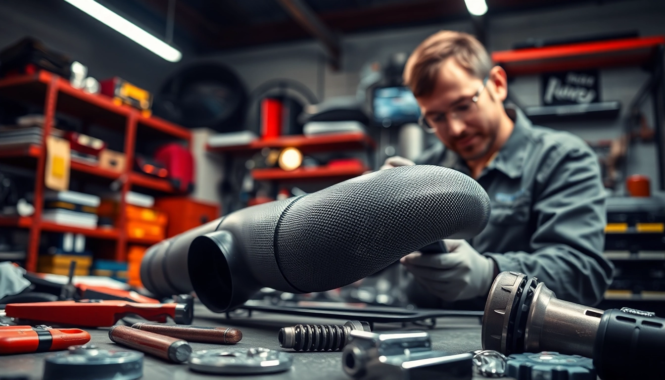 Understand the charge pipe purpose through detailed automotive work