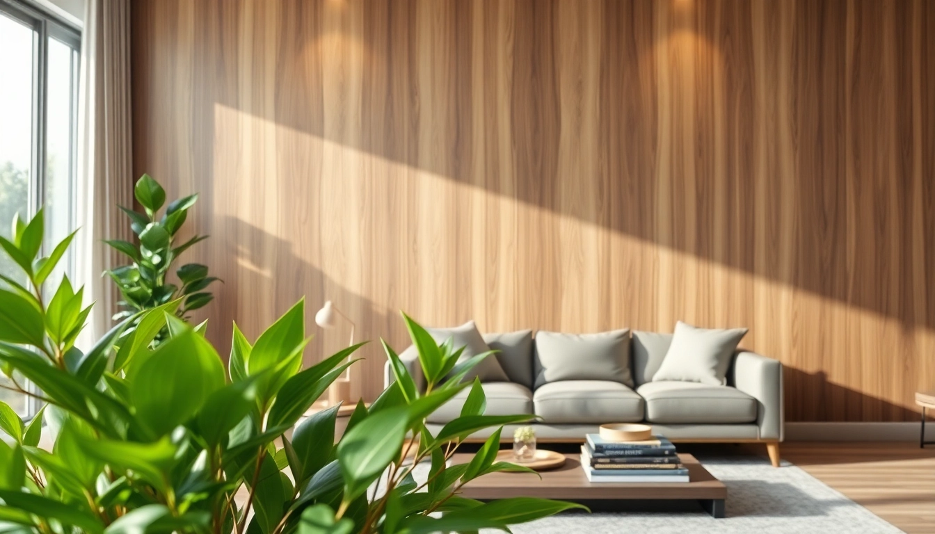 Enhance your space with thin wood paneling that adds warmth and style to modern interiors.