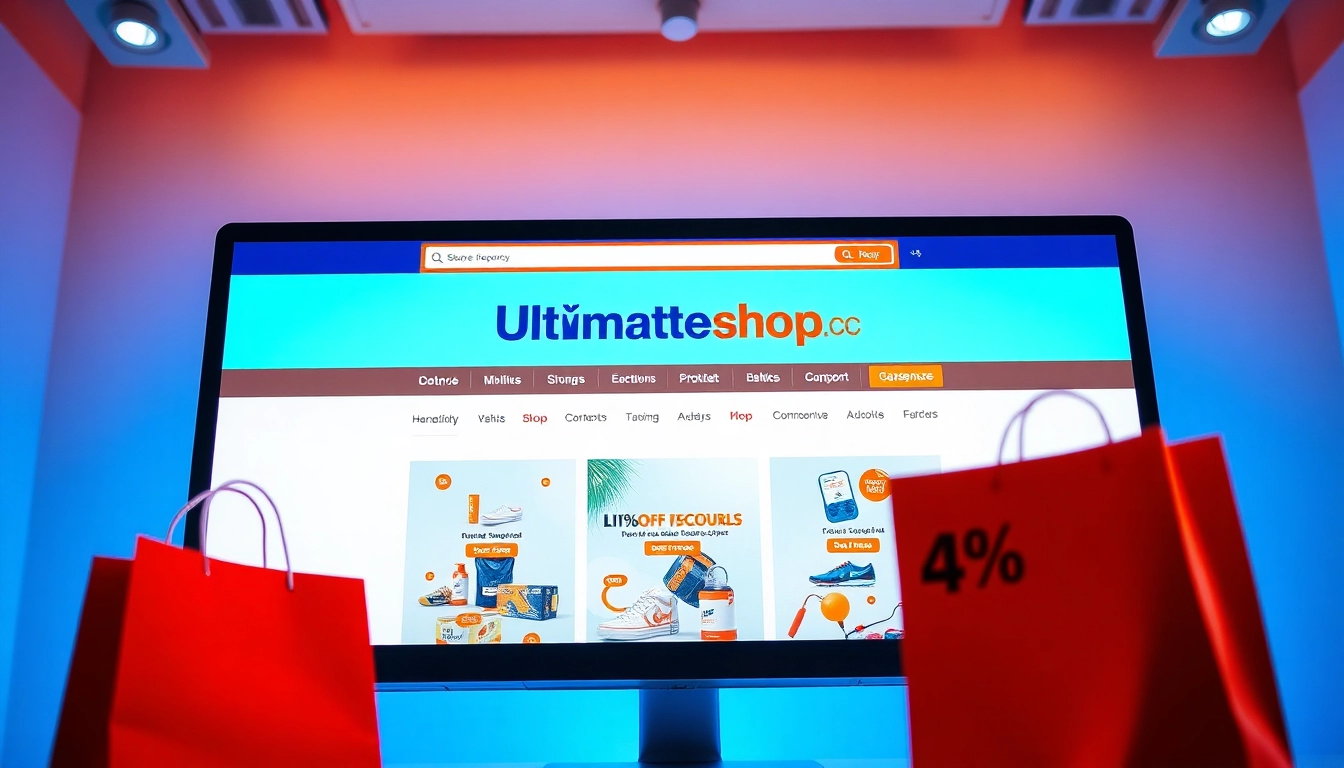 Explore Ultimateshop cc for unbeatable discounts on your favorite products, showcasing vibrant deals and offers.